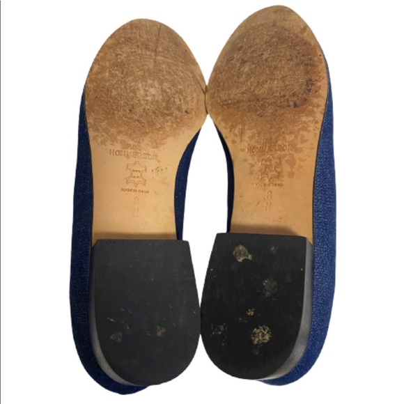 Ross Hommerson vintage Denim flag loafers size 8N - Picture 8 of 8